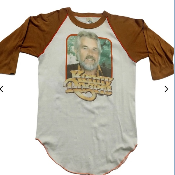 Vintage Kenny Rogers 82 Tour Baseball Tee See Photos for Condition/Measurements - Picture 4 of 12